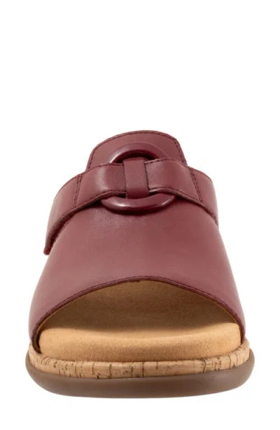 Trotters Ginnie Platform Wedge Slide Sandal In Multi