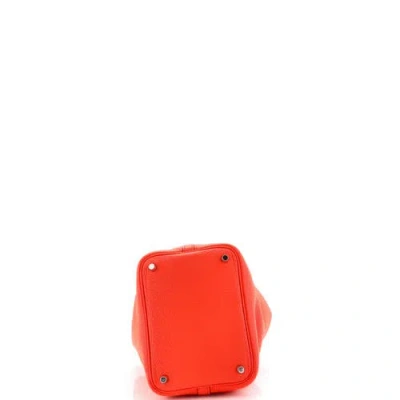 Pre-owned Hermes  Hermes Picotin Lock Bag Clemence Pm In Pattern