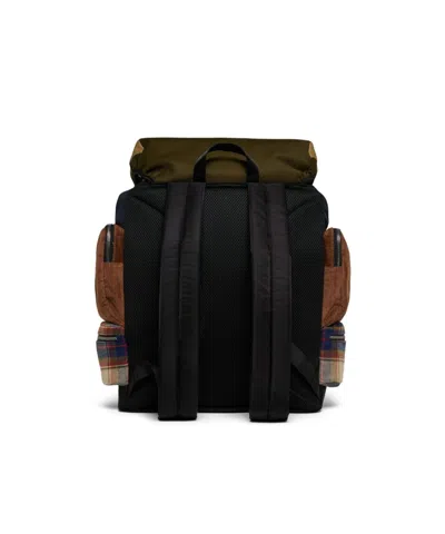 Dsquared2 Backpack With Decorative Patches And Multiple Pockets In Black