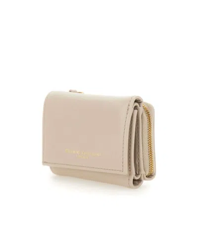 Gianni Chiarini Compact Zip Wallet In Neutral