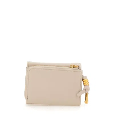 Gianni Chiarini Compact Zip Wallet In Neutral