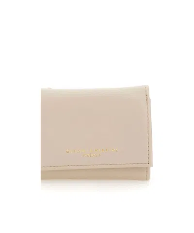 Gianni Chiarini Compact Zip Wallet In Neutral