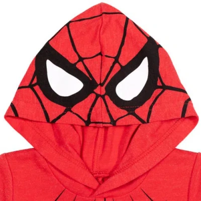 Marvel Cosplay Hooded Romper In Multi