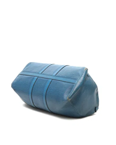 Louis Vuitton Epi Keepall 45 Weekend Bag In Blue