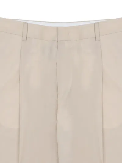 Be Able Pleated-design Straight-leg Tailored Trousers In Animal Print