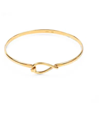 Auree Jewellery Boltons Tear-drop Bangle In Pattern