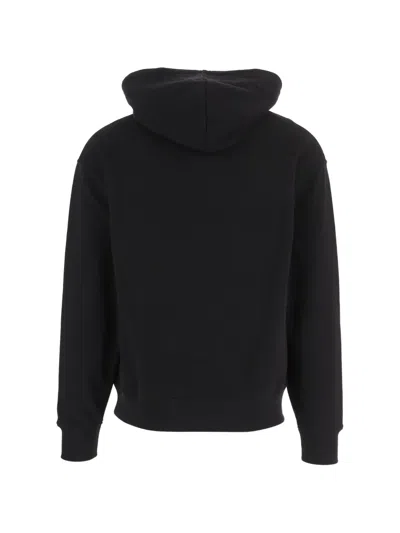 Icecream Drawstring Hooded Sweatshirt In Black