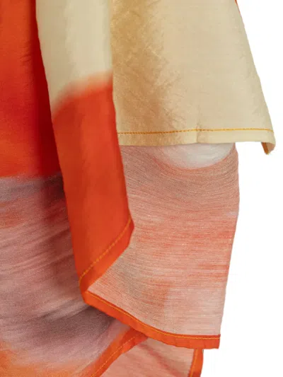 Never Fully Dressed Floral-print Square Scarf In Multi