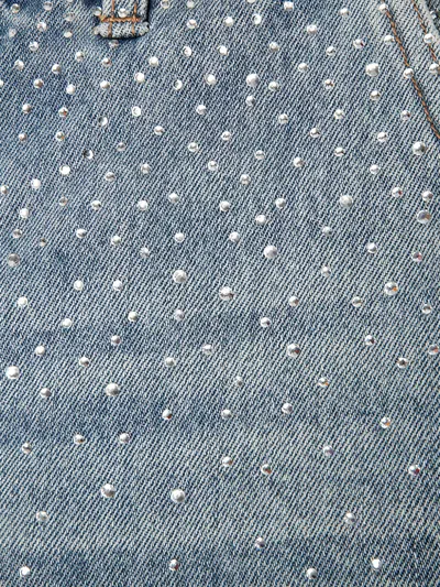 Ksubi Maxx Operator Crystal-embellished Shorts In Blue