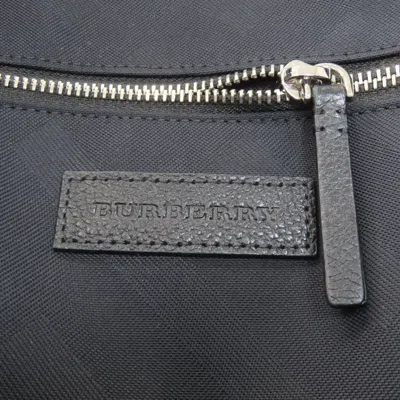 Pre-owned Burberry Black Nylon Backpack ()