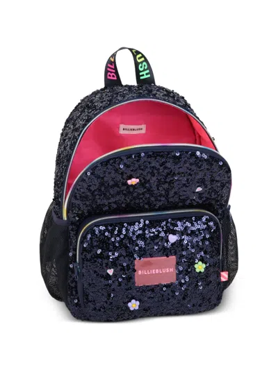 Billieblush Sequin-embellished Backpack In Blue