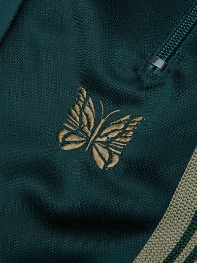 Needles Poly Smooth Boot-cut Track Pants In Green