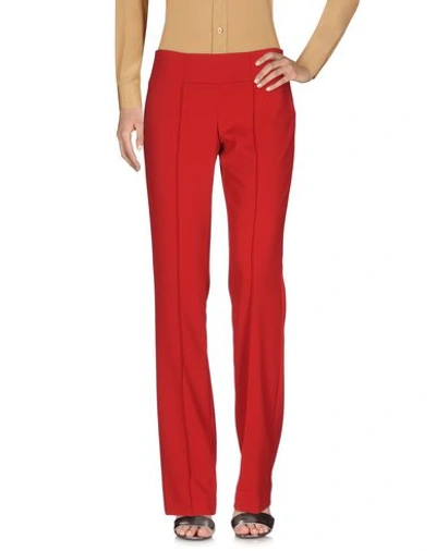 Shop Intropia Casual Pants In Red