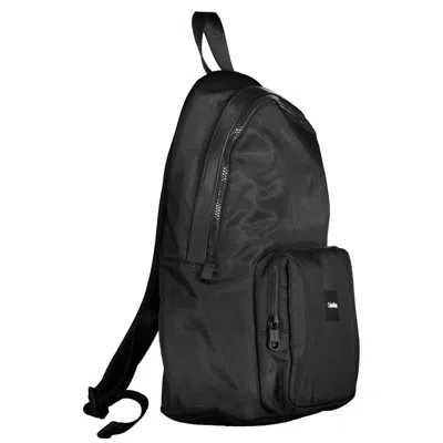 Calvin Klein Black Polyester Men's Men's Backpack In Black