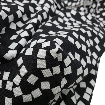 Pre-owned Celine Black White Nylon Canvas Leather Backpack () In Multi