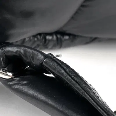 Pre-owned Chanel Coco Cocoon Black Nylon Leather Backpack ()