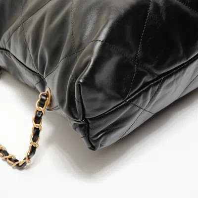 Pre-owned Chanel Matelasse Black Backpack ()