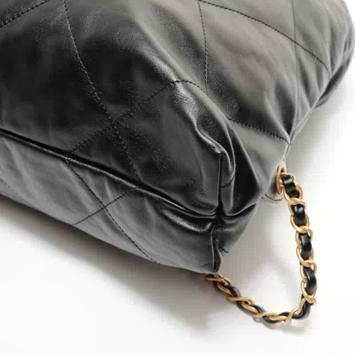 Pre-owned Chanel Matelasse Black Backpack ()