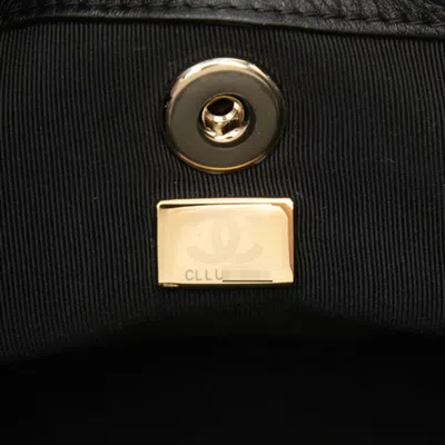 Pre-owned Chanel Matelasse Black Leather Backpack ()