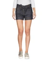 Boutique Moschino Denim Shorts In Lead