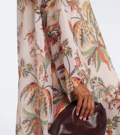 Etro Paisley Kaftan In Multi