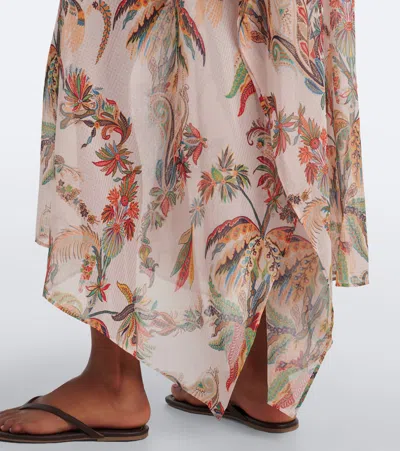 Etro Paisley Kaftan In Multi