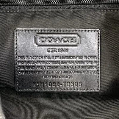 Pre-owned Coach Black Leather Backpack ()
