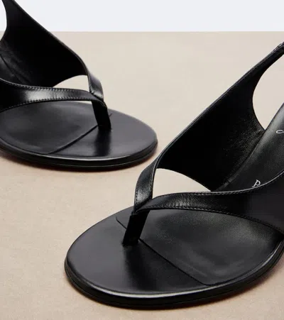 Christian Louboutin Miss Z Infradita 80 Leather Sandals In Black