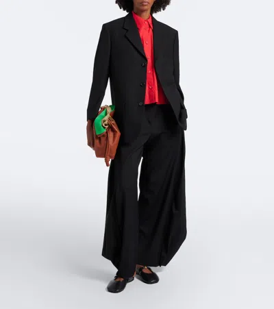 Loewe Wool Blazer In Black