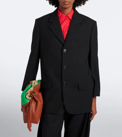 Loewe Wool Blazer In Black