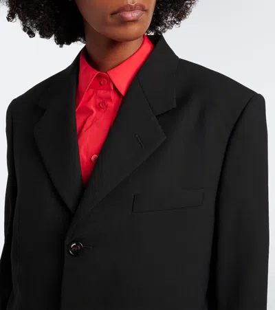 Loewe Wool Blazer In Black