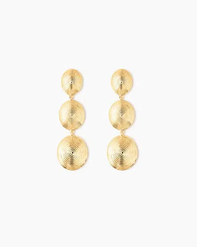 Lie Studio The Ruby Gold-plated Silver Earrings In Gold