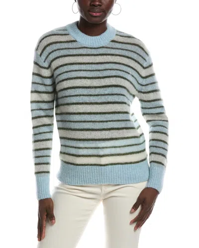 Madewell Roadmap Stripe Ariana Chamade Pullover Alpaca-blend Sweater In Multi
