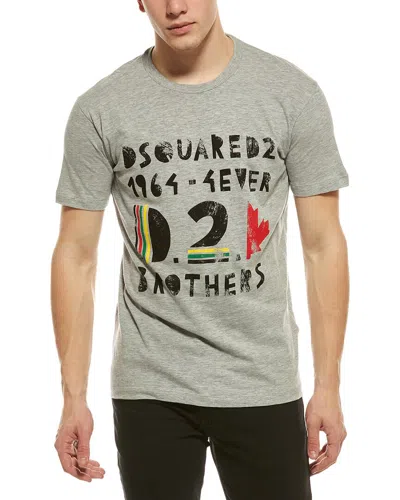 Dsquared2 Logo-print T-shirt In Gray
