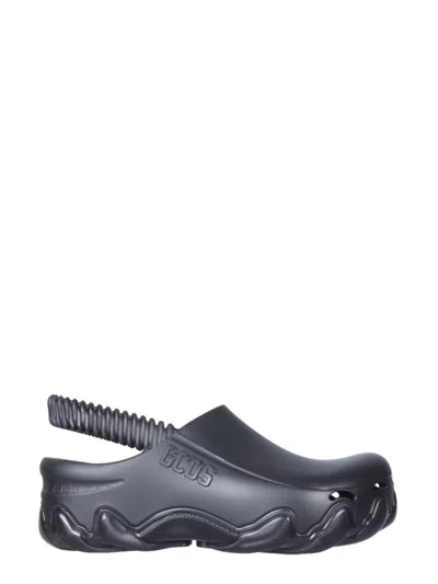 Gcds Ibex Slingback Clogs In Black