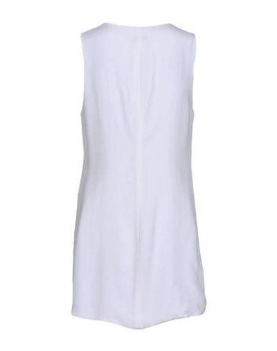 Shop Pinko Short Dress In White