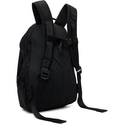 Y-3 Black Bonded-logo Backpack In Black