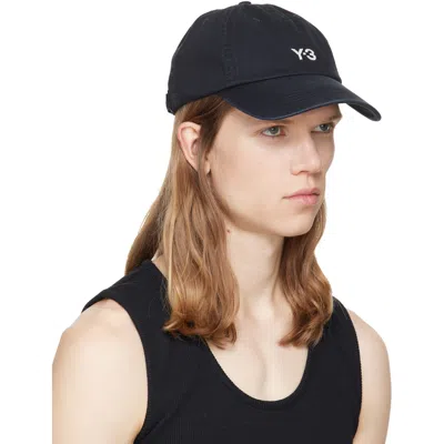 Y-3 Black Dad Cap In Black