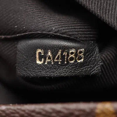 Pre-owned Louis Vuitton Black Brown Monogram Monogram Backpack () In Multi