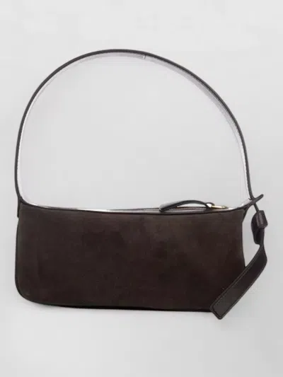 Bottega Veneta Rectangular Suede Clutch Bow Shoulder Strap