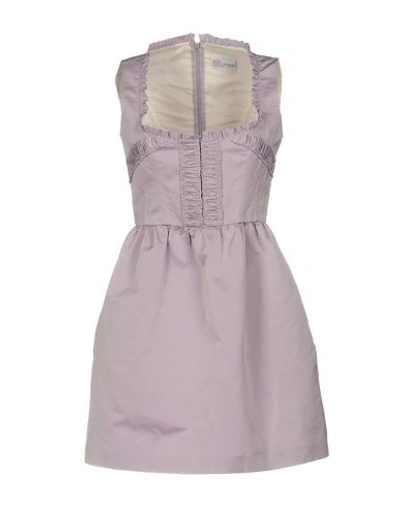 Red Valentino Short Dresses In Lilac