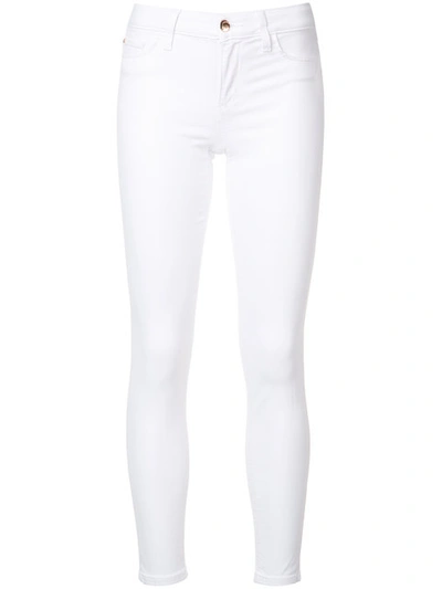 Joe's Jeans The Markie Cropped Skinny Jeans With Released Hem, Hennie In White
