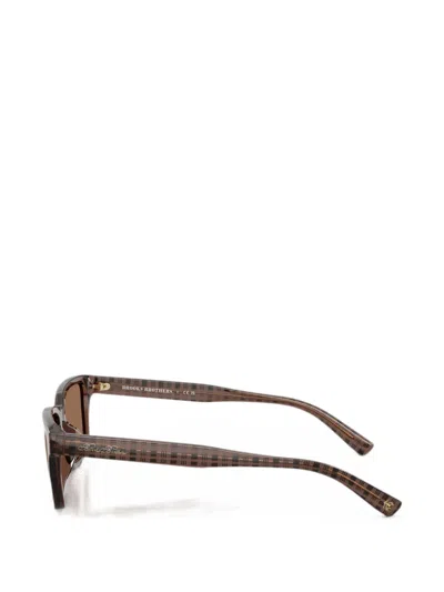 Brooks Brothers 53mm Rectangular Sunglasses In Brown