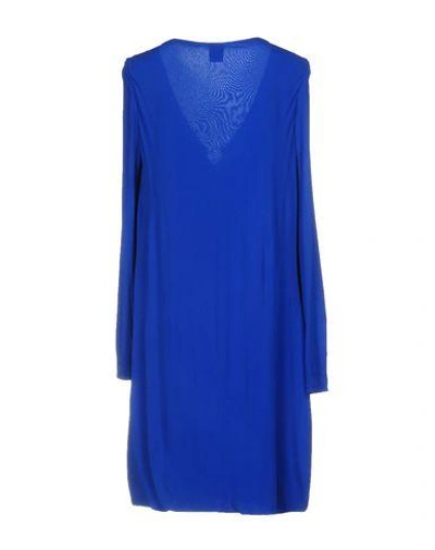 Shop M Missoni Short Dress In Bright Blue