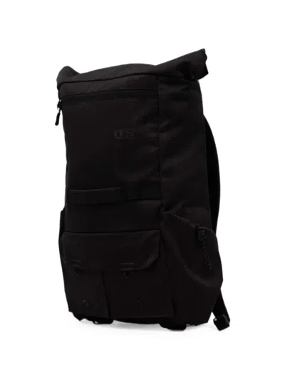 Picture Grounds 18 Roll-top Zip-pocket Backpack In Black