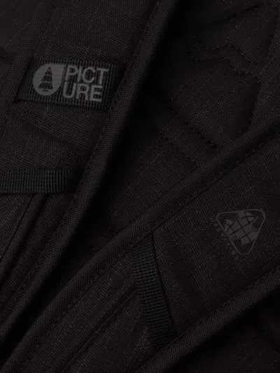 Picture Grounds 18 Roll-top Zip-pocket Backpack In Black