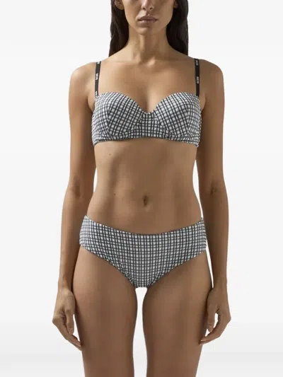 Gcds Gingham-pattern Bikini In Multi
