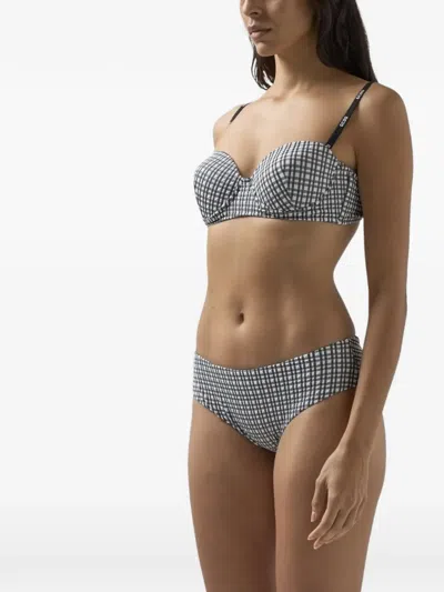 Gcds Gingham-pattern Bikini In Multi