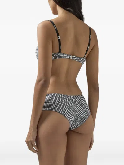 Gcds Gingham-pattern Bikini In Multi