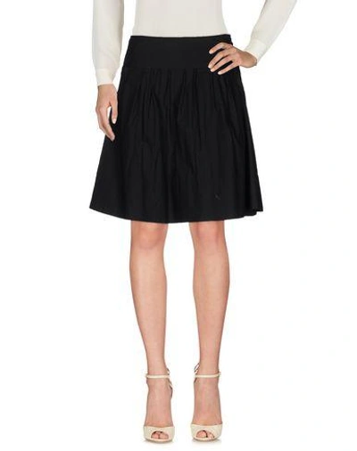 Shop Sonia Rykiel Knee Length Skirts In Black